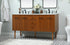 Elegant Lighting Cyrus 60 Inch Single Bathroom Vanity in Teak Model: VF48060DMTK