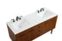 Elegant Lighting Cyrus 60 Inch Single Bathroom Vanity in Teak Model: VF48060DMTK