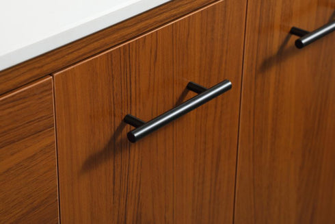 Elegant Lighting Cyrus 60 Inch Single Bathroom Vanity in Teak Model: VF48060DMTK