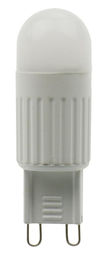Elegant Lighting Deshay LED G9 light bulb 3000K 360 degree CRI80 ETL 3W 25 Watt EQUIVALENT 15000HRS in Frosted White Finish Model: G9LED101-10PK