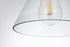 Elegant Lighting Destry 8 inch Pendant Clear Shade in Satin Gold in Satin Gold and Clear Finish Model: LD2244SG
