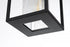 Elegant Lighting Dover 7 inch Outdoor Pendant in Black Model: OD302H11BK