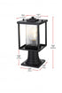 Elegant Lighting Dover 7 inch Outdoor Pendant in Black Model: OD302P15BK