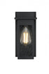 Elegant Lighting Dunton 7 inch Outdoor Pendant in Black Model: OD362W11BK