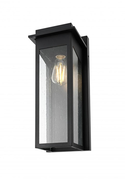 Elegant Lighting Dunton 7 inch Outdoor Pendant in Black Model: OD362W19BK