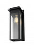 Elegant Lighting Dunton 7 inch Outdoor Pendant in Black Model: OD362W19BK