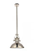Elegant Lighting Eamon 1 Light matte black Pendant Model: LD5001D13BRB