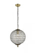 Elegant Lighting Earlene 1 light 12 inch antique bronze pendant Model: LD5025