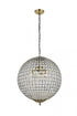 Elegant Lighting Earlene 4 light 20 inch antique bronze pendant Model: LD5027