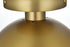 Elegant Lighting Eclipse 10 inch Flush Mount Clear Shade in Chrome in Satin Gold and Clear Finish Model: LD6063SG