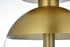 Elegant Lighting Eclipse 12 inch Flush Mount Clear Shade in Chrome in Satin Gold and Clear Finish Model: LD6057SG