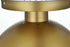 Elegant Lighting Eclipse 12 inch Flush Mount Frosted White Shade in Satin Gold in Satin Gold and Frosted White Finish Model: LD6056SG