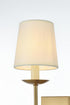 Elegant Lighting Eclipse 4.5 inch Wall Sconce in Satin Gold in Satin Gold and White Finish Model: LD6102W4SG