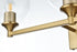 Elegant Lighting Eero 25 inch Wall Sconce in Satin Gold in Satin Gold and Clear Finish Model: LD7308W25SG