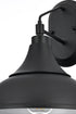 Elegant Lighting Elian 1 Light Wall Sconce W11 Inch xH13.5 Inch xE12 Inch in Black Model: OD804W14BK