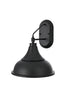Elegant Lighting Elian 1 Light Wall Sconce W11 Inch xH13.5 Inch xE12 Inch in Black Model: OD804W14BK