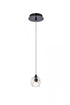 Elegant Lighting Eren 1 light in Black pendant Model: 3505D6BK