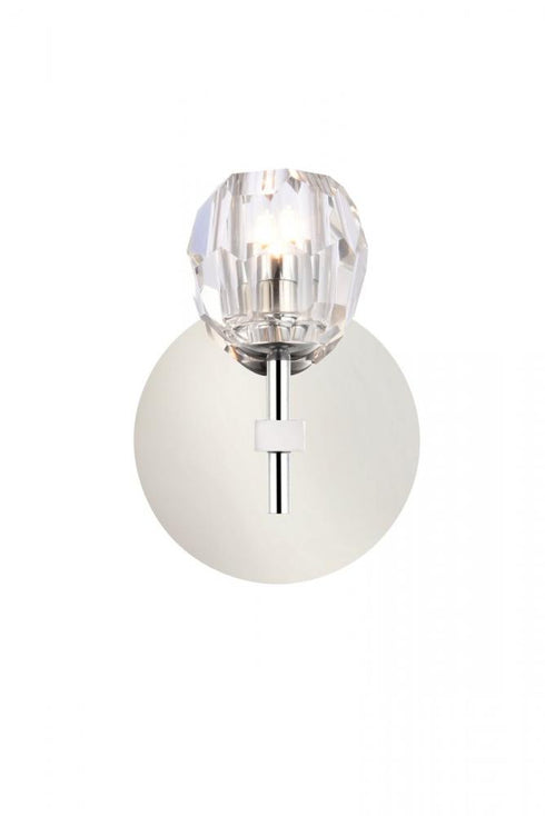 Elegant Lighting Eren 1 light in Black wall sconce Model: 3505W6BK