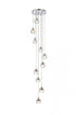 Elegant Lighting Eren 10 lights black pendant Model: 3505G11BK