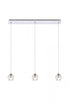 Elegant Lighting Eren 3 lights in Black pendant Model: 3505D28BK