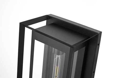 Elegant Lighting Etting 1 Light Wall sconce W10 Inch E7 Inch H16 Inch L1 in Black (1Box) Model: OD355W16BK