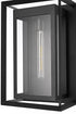 Elegant Lighting Etting 1 Light Wall sconce W10 Inch E7 Inch H16 Inch L1 in Black (1Box) Model: OD355W16BK