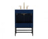 Elegant Lighting Eugene 24 Inch Single Bathroom Vanity in Blue Model: VF48824MBL