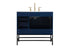Elegant Lighting Eugene 36 Inch Single Bathroom Vanity in Blue Model: VF48836MBL