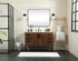 Elegant Lighting Eugene 48 Inch Single Bathroom Vanity in Walnut Model: VF488W48MWT