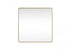 Elegant Lighting Evermore Soft Corner Metal Rectangle Full Length Mirror 30x60 Inch in Silver Model: MR80FL3060S
