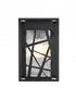 Elegant Lighting Eyre 7 inch Outdoor Pendant in Black Model: OD356W12BK