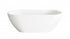 Elegant Lighting Fairview 67 inch Bathtub in Glossy White with Brushed Gold Trim Model: BT30367GW-BGD