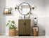 Elegant Lighting Finnley Vanity Cabinet 2Dr W24 Inch xD19 Inch xH34 Inch in Chestnut Brown Model: VF25124MCB