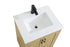 Elegant Lighting Finnley Vanity Cabinet 2Dr W24 Inch xD19 Inch xH34 Inch in Honey Brown Model: VF25124MHB