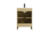 Elegant Lighting Finnley Vanity Cabinet 2Dr W24 Inch xD19 Inch xH34 Inch in Honey Brown Model: VF25124MHB