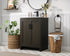 Elegant Lighting Finnley Vanity Cabinet 2Dr W24 Inch xD19 Inch xH34 Inch in Mocha Brown Model: VF25124MMB