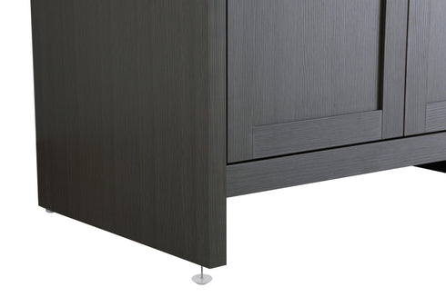 Elegant Lighting Finnley Vanity Cabinet 2Dr W24 Inch xD19 Inch xH34 Inch in Mocha Brown Model: VF25124MMB