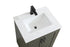 Elegant Lighting Finnley Vanity Cabinet 2Dr W24 Inch xD19 Inch xH34 Inch in Mocha Brown Model: VF25124MMB