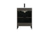 Elegant Lighting Finnley Vanity Cabinet 2Dr W24 Inch xD19 Inch xH34 Inch in Mocha Brown Model: VF25124MMB