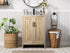 Elegant Lighting Finnley Vanity Cabinet 2Dr W24 Inch xD19 Inch xH34 Inch MW in Mango Wood Finish Model: VF25124MW