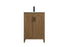 Elegant Lighting Finnley Vanity Cabinet 2Dr W24 Inch xD19 Inch xH34 Inch WB in Walnut Brown Finish Model: VF25124WB