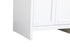 Elegant Lighting Finnley Vanity Cabinet 2Dr W24 Inch xD19 Inch xH34 Inch WH in White Finish Model: VF25124MWH