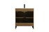 Elegant Lighting Finnley Vanity Cabinet 2Dr W30 Inch x D19 Inch x H34 Inch WB in Walnut Brown Finish Model: VF25130WB