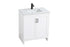 Elegant Lighting Finnley Vanity Cabinet 2Dr W30 Inch x D19 Inch x H34 Inch WH in White Finish Model: VF25130MWH