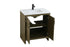 Elegant Lighting Finnley Vanity Cabinet 2Dr W30 Inch xD19 Inch xH34 Inch in Chestnut Brown Model: VF25130MCB