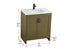 Elegant Lighting Finnley Vanity Cabinet 2Dr W30 Inch xD19 Inch xH34 Inch in Chestnut Brown Model: VF25130MCB