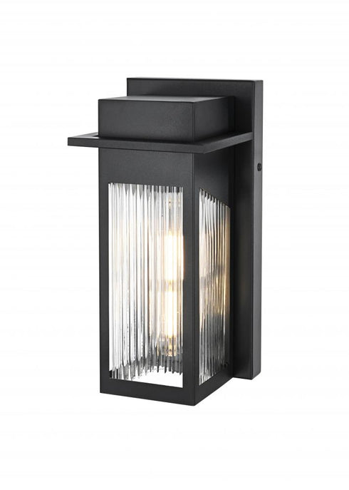 Elegant Lighting Fletcher 7 inch Outdoor Pendant in Black Model: OD364W11BK