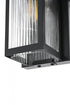 Elegant Lighting Fletcher 7 inch Outdoor Pendant in Black Model: OD364W11BK