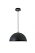 Elegant Lighting Forte 1 light black Pendant Model: LD4023D14BK