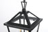 Elegant Lighting Frankford 7 inch Outdoor Pendant in Black Model: OD334H17BK